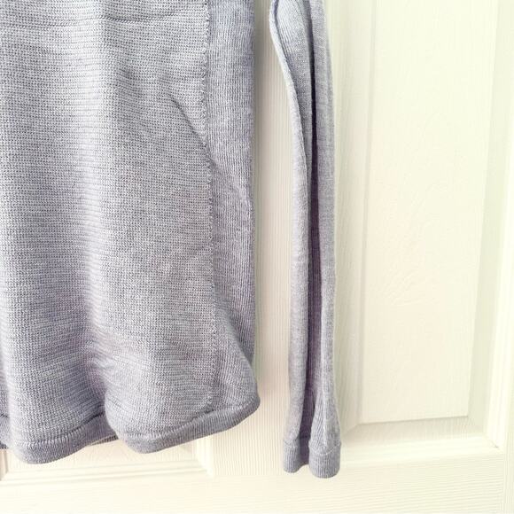 Lululemon Athletica Sit In Lotus Heathered Lilac Crew Neck Cozy Sweater Knit 4 - Picture 8 of 13